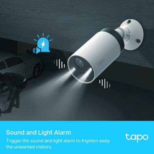 TP-Link Tapo C420 Tapo Smart Wire-Free Camera, 4MP, Starlight Sensor, Full-Color Night Vision, Water & Dust Resistant - IP65 , 1-Year Warranty - Image 4