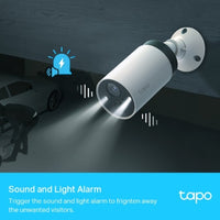 TP-Link Tapo C420 Tapo Smart Wire-Free Camera, 4MP, Starlight Sensor, Full-Color Night Vision, Water & Dust Resistant - IP65 , 1-Year Warranty - Image 4