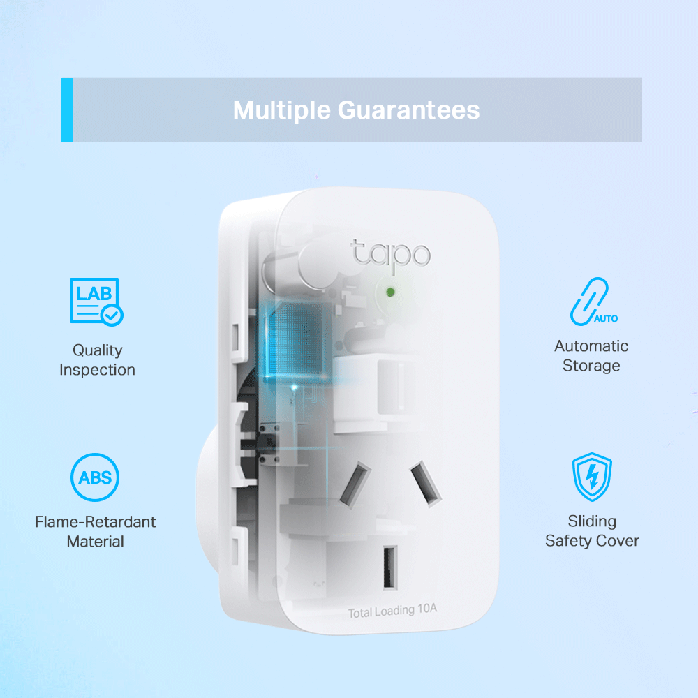 TP-Link Tapo P100(1-pack) Mini Smart Wi-Fi Socket Smart Plug, Remote Control,  Voice Control, Away Mode, Easy Setup and Use - Image 4