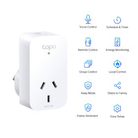 TP-Link Tapo P110 Mini Smart Wi-Fi Socket, Energy Monitoring, Tapo App, Remote Control, Schedule & Timer, Voice Control, Away Mode, Easy Setup - Image 2