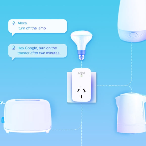 TP-Link Tapo P110 Mini Smart Wi-Fi Socket, Energy Monitoring, Tapo App, Remote Control, Schedule & Timer, Voice Control, Away Mode, Easy Setup - Image 3