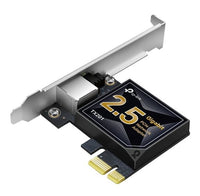 TP-Link TX201 2.5G 2.5 Gigabit PCI Express Network Adapter Low-Profile & Full-Height Brackets 1× PCI Express 2.1 x 1, 1× RJ45 Gigabit/Megabit Port (NI - Image 1