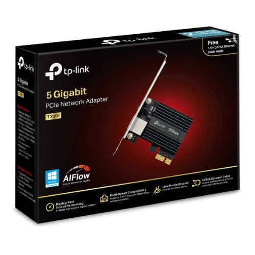 TP-Link TX301 5 Gigabit PCI Express Network Adapter - Image 1