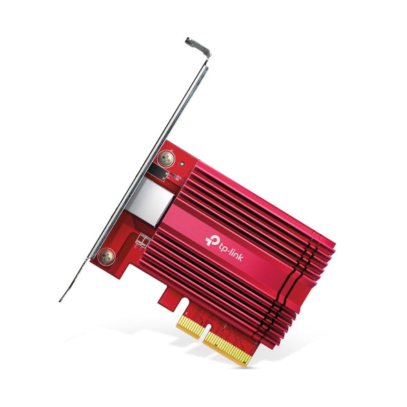 TP-Link TX401 10G 10 Gigabit PCI Express Network Adapter Low-Profile & Full-Height Brackets 1× PCI Express 3.0 x4, 1× RJ45 Gigabit/Megabit Port (NIC) - Image 2