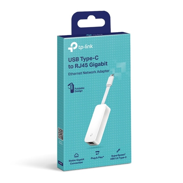 TP-Link UE300C USB 3.0 Type-C to Gigabit Ethernet Network Adapter, 1 USB 3.0 Type-C Connector, 1 Gigabit Ethernet Port, Foldable, Portable Design - Image 5