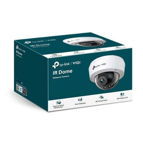 TP-Link VIGI 4MP C240I(4mm) IR Dome Network Camera, 4mm Lens, Smart Detection, 3YW - Image 1