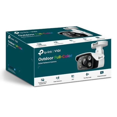 TP-Link VIGI 4MP C340(4mm) Outdoor Full-Colour Bullet Network Camera,4mm Lens, Smart Detection, 3YW - Image 3