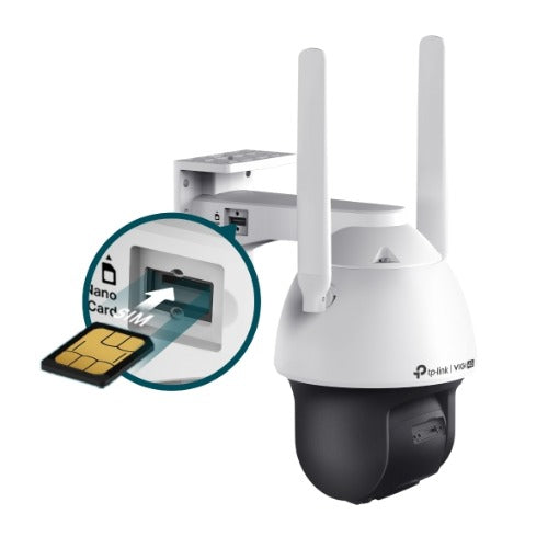 (E)TP-Link VIGI 4MP C540-4G(4mm) Outdoor Full-Color 4G Pan Tilt Network Camera, 4mm Lens, 4G Mobile Networking, Automatic Tracking, 360° Monitoring: - Image 3