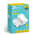 TP-Link TL-WPA4220 KIT 300Mbps AV600 Wi-Fi Powerline Extender Starter Kit 600Mbps HomePlug AV 300Mbps Wireless 2x100Mbps LAN 2.4GHz 802.11bgn 300m ran - Image 1