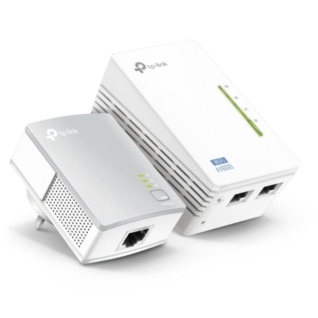 TP-Link TL-WPA4220 KIT 300Mbps AV600 Wi-Fi Powerline Extender Starter Kit 600Mbps HomePlug AV 300Mbps Wireless 2x100Mbps LAN 2.4GHz 802.11bgn 300m ran - Image 4