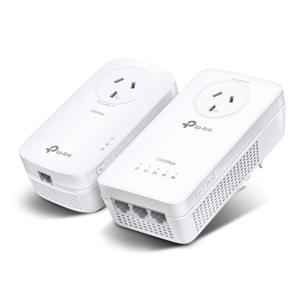 TP-Link TL-WPA8631P KIT AV1300 Gigabit Passthrough Powerline AC Wi-Fi Kit AV2 300Mbps 867Mbps 2x2MU-MIMO 300m Range - Image 1
