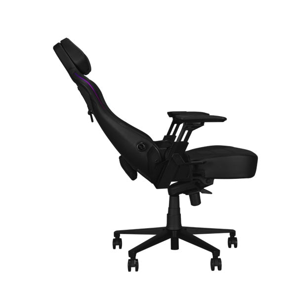 ASUS SL302 ROG Courser Gaming Chair - Black, Aura RGB, Dynamic Recline, 4D Armrests, Adjustable Lumbar Support, 90°–155° Recline, Magnetic Headrest - Image 2