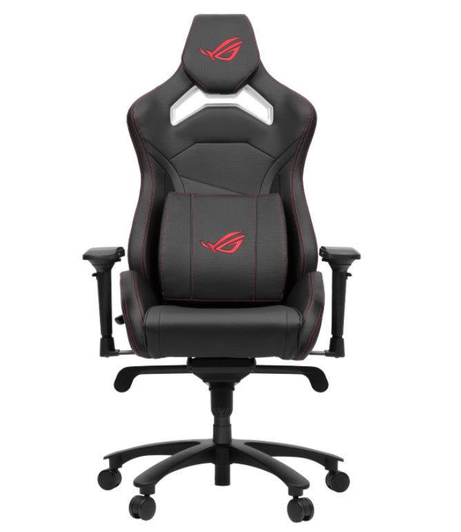 ASUS ROG Chariot X Core Gaming Chair - Black, 4D Armrests, 155° Recline, Class 4 Gas Lift, Aluminum Base, PU Leather, 136kg Load - Image 1