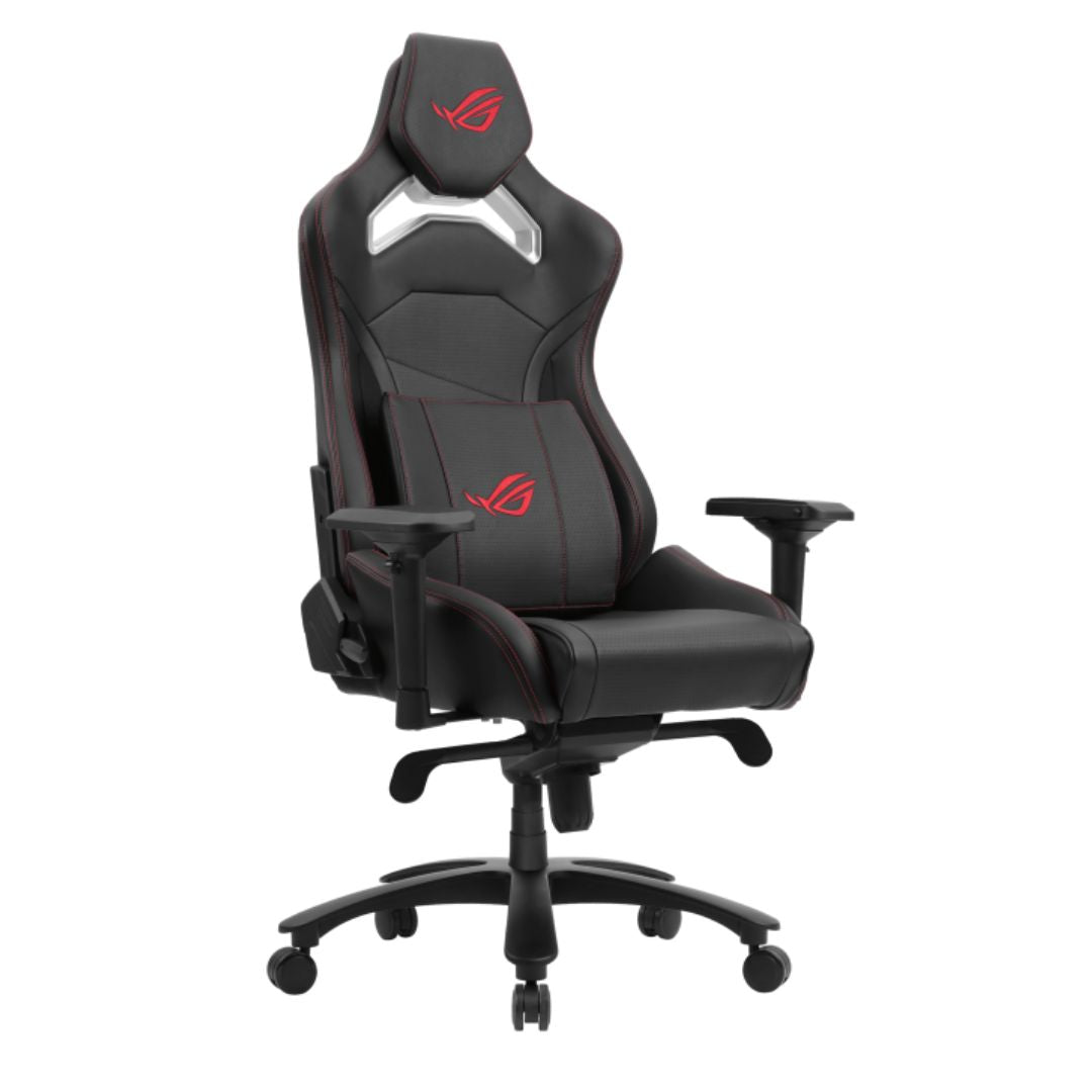 ASUS ROG Chariot X Core Gaming Chair - Black, 4D Armrests, 155° Recline, Class 4 Gas Lift, Aluminum Base, PU Leather, 136kg Load - Image 2
