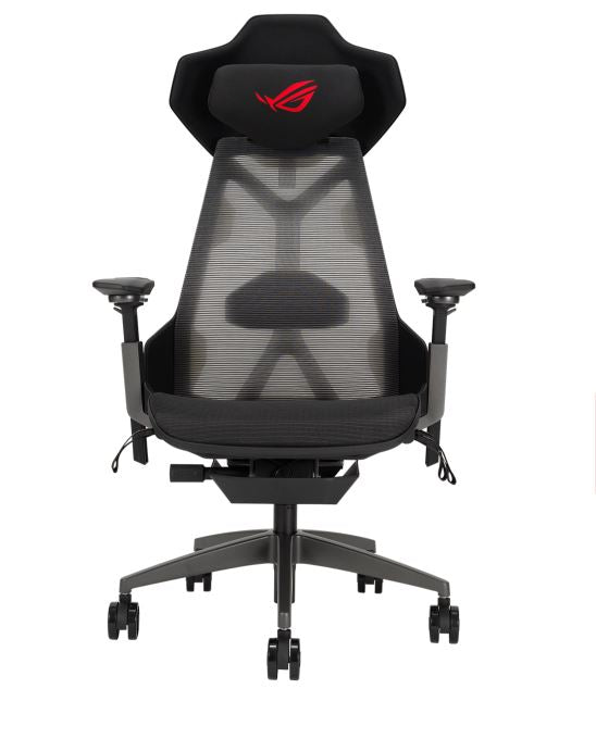 ASUS ROG DESTRIER SL400 Ergo Gaming Chair Breathable Mesh Cradle and Soft PU Foam Padding, Solid Aluminum Frame, 3D Armrest Adjustment, Two-way Lumbar - Image 1