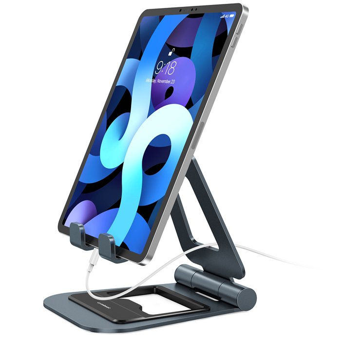 mbeat®  Stage S4 Mobile Phone and Tablet Stand Optimised Comfort Space Saving Portability Material: Aluminium alloy, ABS plastic Product Weight: 350g - Image 1