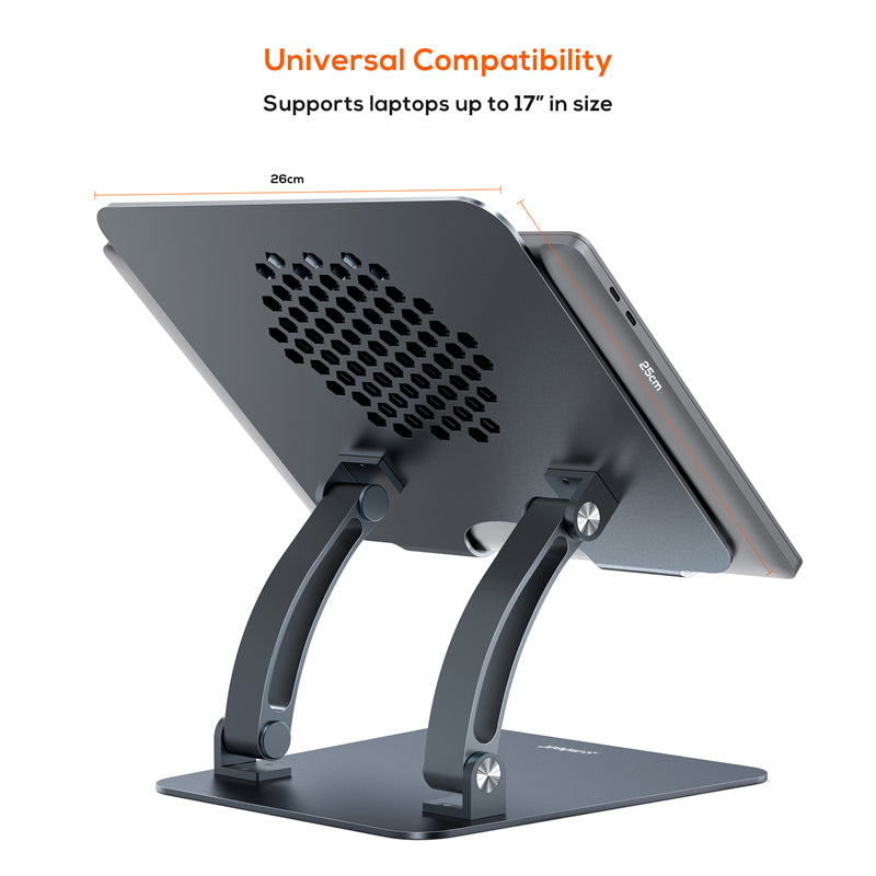mbeat® Stage S6 Adjustable Elevated Laptop and MacBook Stand Elegant and Ergonomic Sleek and Durable Material: Aluminium Alloy - Image 4