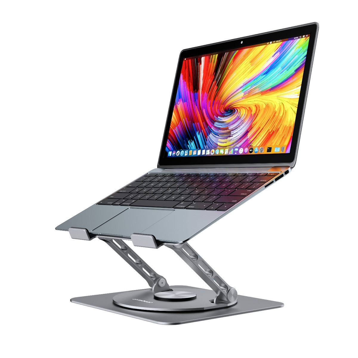 mbeat® Stage S7 Rotating and Height-Adjustable Laptop Stand - Space Grey Material: Aluminium alloy Package Weight: 1.07kg - Image 5