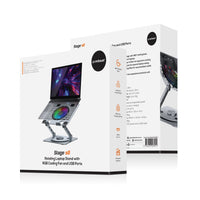 mbeat® Stage S8 Rotating Laptop Stand with RGB Cooling Fan and USB Ports Material: Aluminium alloy Package Weight: 1.08kg - Image 4