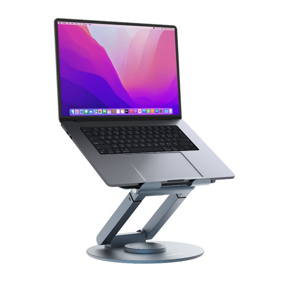 mbeat® Stage S9 Rotating Laptop Stand with Telescopic Height Adjustment Material: Aluminium Alloy Device Weight: Max. 20kg otation Angles: 360° - Image 5