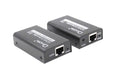 Oxhorn HDMI Extender over Ethernet 1080p HDCP 1.2 FHD up to 60m with PoE function alloy casing Black 2 year warranty - Image 1