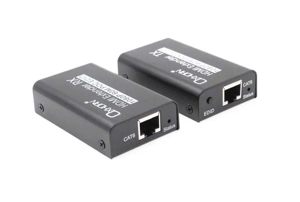 Oxhorn HDMI Extender over Ethernet 1080p HDCP 1.2 FHD up to 60m with PoE function alloy casing Black 2 year warranty - Image 3