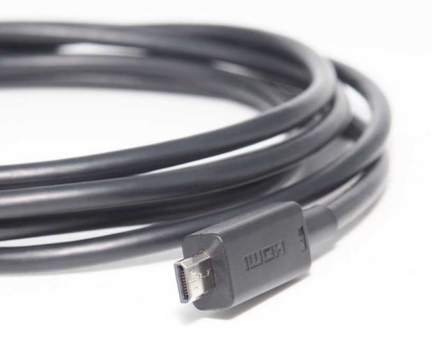 Oxhorn HDMI to Micro HDMI Cable 1.8m - 1.4v 19 (+1) pins A Male to D Male 34AWG, 100% copper wire, OD4.2mm RoHS - Image 2
