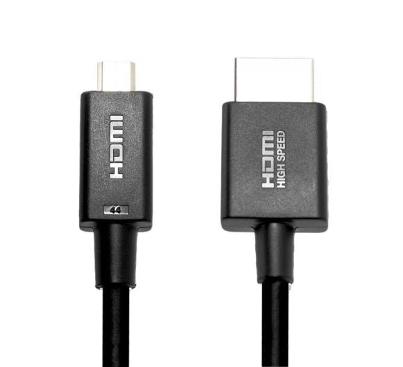 Oxhorn HDMI to Micro HDMI Cable 1.8m - 1.4v 19 (+1) pins A Male to D Male 34AWG, 100% copper wire, OD4.2mm RoHS - Image 3