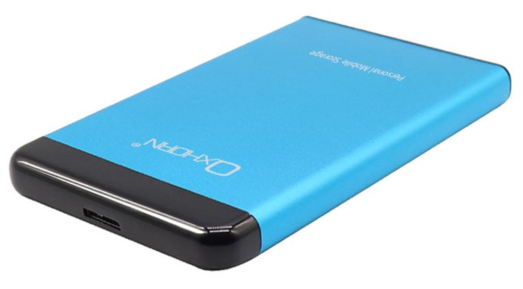 Oxhorn USB 3.0 USAP 2.5″ SATA HDD SSD Enclosure BlueUSB3.0 Cable (included) 2YR WTY - Image 4