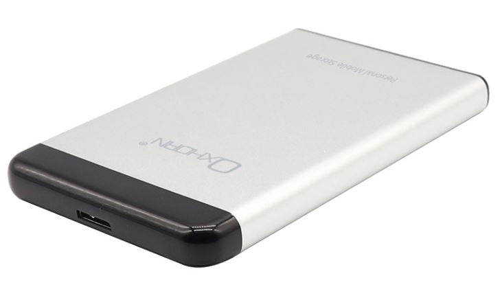 Oxhorn USB 3.0 USAP 2.5″ SATA HDD SSD Enclosure Silver USB3.0 Cable (included) 2YR WTY - Image 4