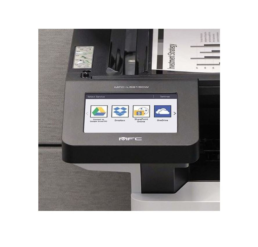 Brother *NEW*Professional Mono Laser Multi-Function Centre - Print/Scan/Copy/FAX with Up to 50 ppm, 2-Sided Printing & Scanning, 250 Sheets Paper Tray - Image 3