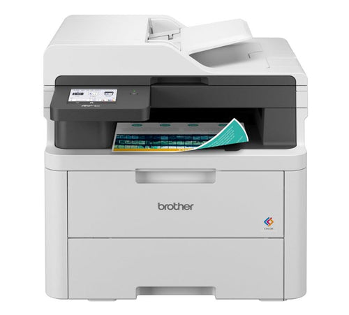 Brother MFC-L3755CDW Compact Colour Laser Multi-Function Centre - Print/Scan/Copy/FAX with Print speeds of Up to 26 ppm,2-Sided Print,single side scan - Image 2