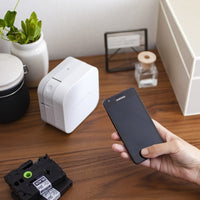 Brother PT-P300BT Smartphone Dedicated Label Maker 3.5mm-12mm TZE Tape Model - Image 3