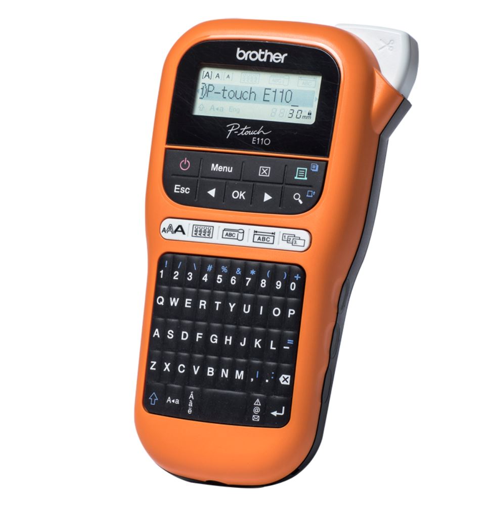 Brother PT-E110VP PORTABLE P TOUCH LABELLER SUITABLE FOR ELECTRICIANS/TRADESMEN 3.5-12MM TZE TAPE MODEL - Image 2