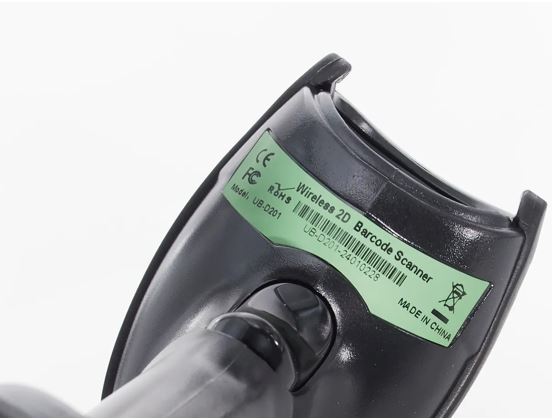 Oxhorn Wireless 2.4G Bluetooth 5.0 2D Barcode Scanner Commercial Grade USB Fast reliable Plug&Play 5V 1A  Sensor Pixel rechargeable battery Black - Image 3