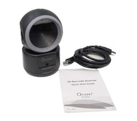 Oxhorn Wireless Bluetooth 2D Desktop Barcode Scanner Commercial Grade USB Plug&Play 5V 1A Sensor Pixel Supported most of System Black - Image 2