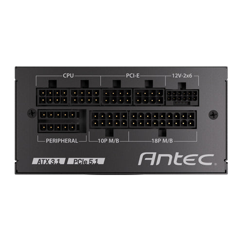 Antec SFX 850w 80+ Gold, Fully-Modular, ATX 3.1, PCI-E 5.1, 92mm Silent Fan, Japanese Caps, Zero RPM, Compact Power Supply, PSU,7 Years Warranty 2024 - Image 3