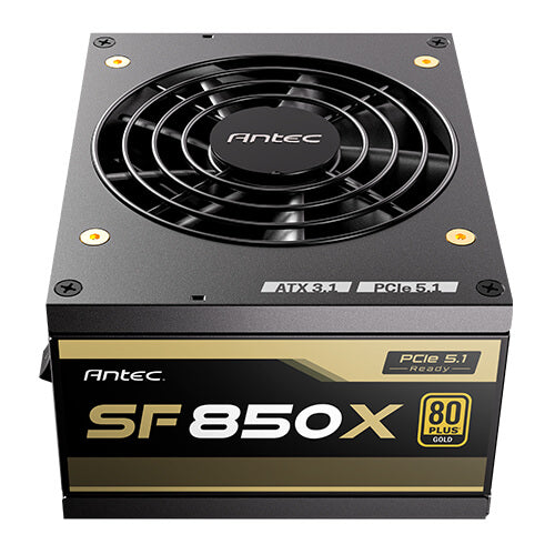 Antec SFX 850w 80+ Gold, Fully-Modular, ATX 3.1, PCI-E 5.1, 92mm Silent Fan, Japanese Caps, Zero RPM, Compact Power Supply, PSU,7 Years Warranty 2024 - Image 4