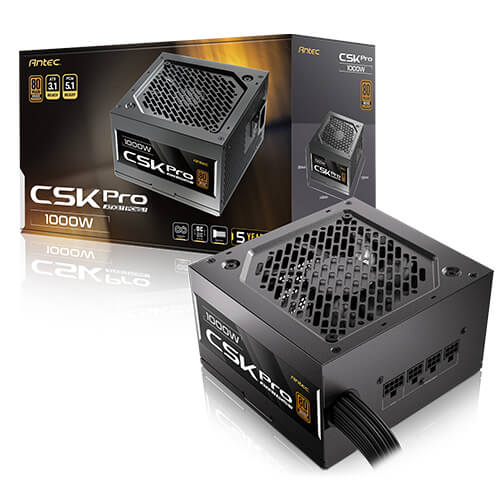 Antec CSK1000 PRO Sem-Modular ATX 3.1, PCI-E 5.1  for 4090, 5090 & 7900, 9070 High Quality Jap Capacitors, Performance and Reliability, PSU - Image 5