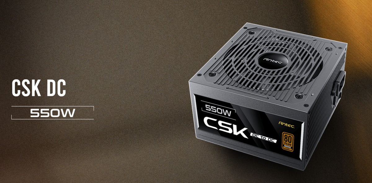 Antec CSK550DC 80+ Bronze 2x PCIE 5.1, Continuous Power, DC to DC, Flat Cables, 5Yrs Warranty. CircuitShield, Thermal,Reliable Value Power Supply - Image 2
