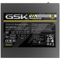 Antec GSK1000 AU, ATX 12V 3.1, 1000W, Full-Modular, 80 Plus Gold, 120mm FDB fan, 100–240V, OCP/OVP/UVP/SCP/OPP/OTP/SIP/NLO protection, 10yr wty - Image 4