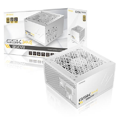 Antec GSK850 V2 WH 80+ Gold Fully Modular - WHITE, 850W, ATX 3.1, 140×150×86mm, 120mm fan, PCIE 5.1, 12VHPWR, OCP/OVP/UVP/SCP/OTP, 7Y warranty. - Image 5