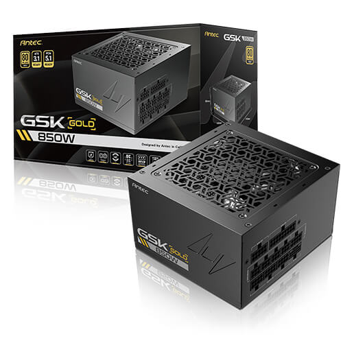 Antec GSK850 80+ Gold Fully Modular ATX 3.1, PCI-E 5.1 latest High Quality Japanese Capacitors, Ultimate performance and reliability, PSU - Image 5