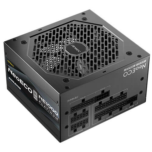 Antec NE1000P AU, 1000W, 80 PLUS Platinum, ATX 3.1, PCIe 5.1 (12V-2x6), Full Modular, Active PFC, 120mm FDB Fan, 10Y Warranty - Image 3