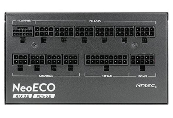 Antec NE 1300w 80+ Gold, Fully-Modular, ATX 3.0, PCI-E 5.0, 12CM FDB Fan, Japanese Caps, Compact ATX Silent Server Grade Power Supply, PSU, 10 wty - Image 4