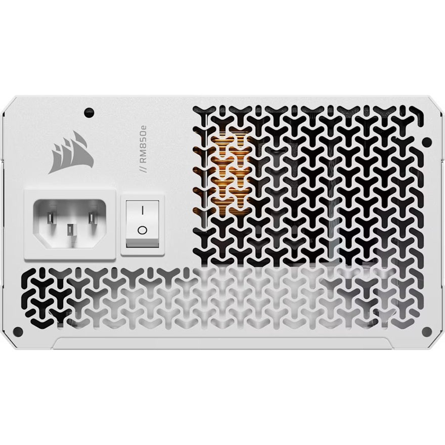 Corsair RMe Series™ RM850e - Fully Modular Low-Noise ATX Power Supply - White (AU), Cybenetics Gold, ATX12V 3.1, 2x PATA, 2x EPS, 6x SATA, 3x PCIe - Image 3