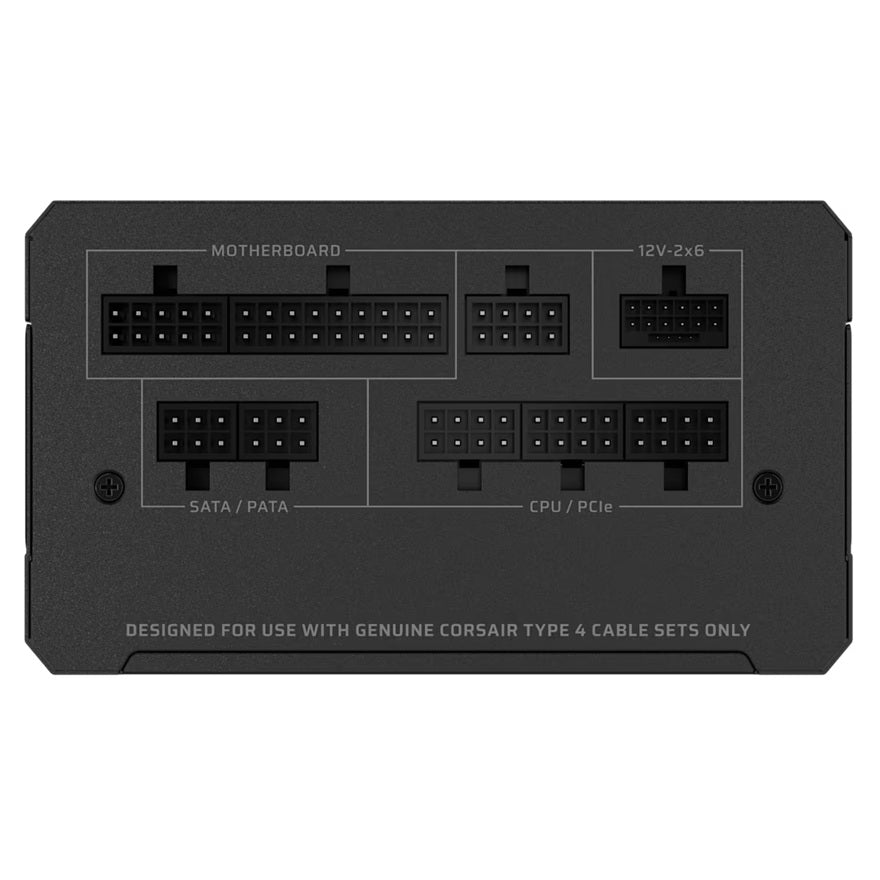 Corsair RMe Series RM1000e Fully Modular Low-Noise ATX Power Supply (AU), Cybenetics Gold, ATX12V 3.1, 2x PATA, 2x EPS, 6x SATA, 3x PCIe - Image 4