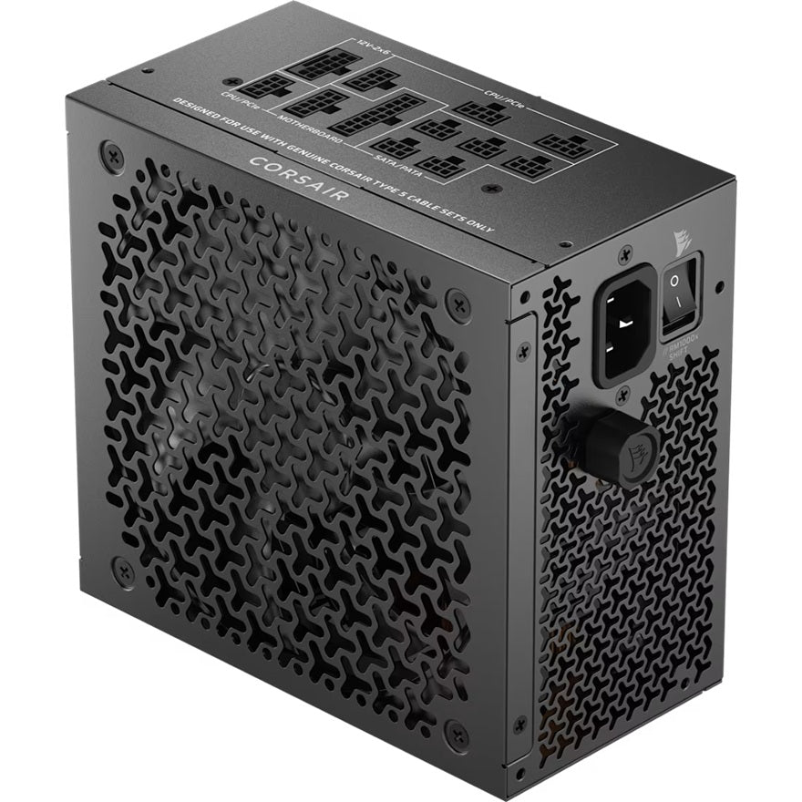 Corsair RM1000x SHIFT Fully Modular ATX Power Supply (AU), 1000W, ATX 3.1, Gold efficiency, FDB 140mm fan, fully modular, zero RPM, 10yr warranty - Image 2