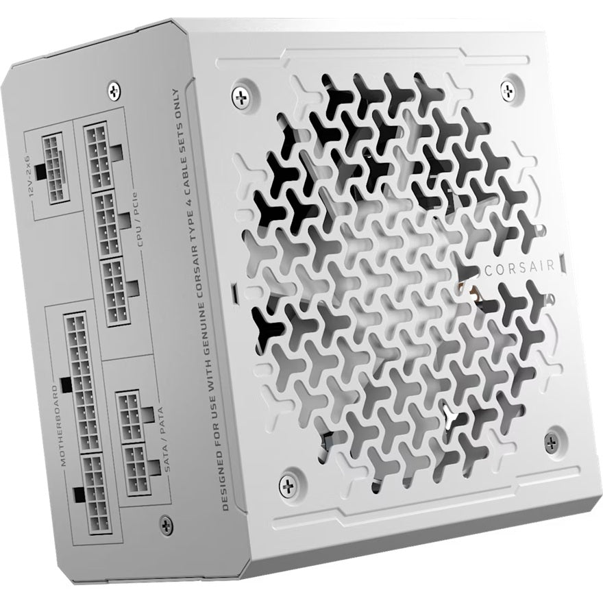 Corsair RMe Series™ RM750e - Fully Modular Low-Noise ATX Power Supply - White (AU), Cybenetics Gold, ATX12V 3.1, 2x PATA, 2x EPS, 6x SATA, 3x PCIe - Image 1