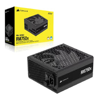Corsair RMx Series RM750x Fully Modular Power Supply (AU): 750W, 80+ Gold, 4x PCIe, 8x SATA, 2x EPS, Zero RPM, ATX 3.1 - Image 5